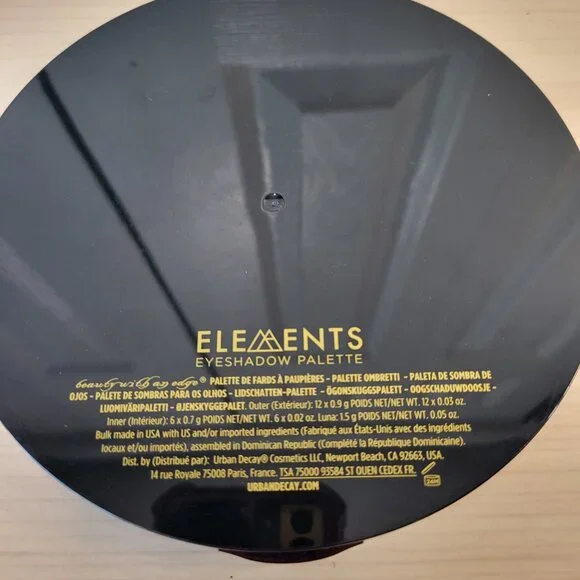 URBAN DECAY Elements 19 Color Pressed Eyeshadow Palette - Lightly Used - Picture 4 of 4
